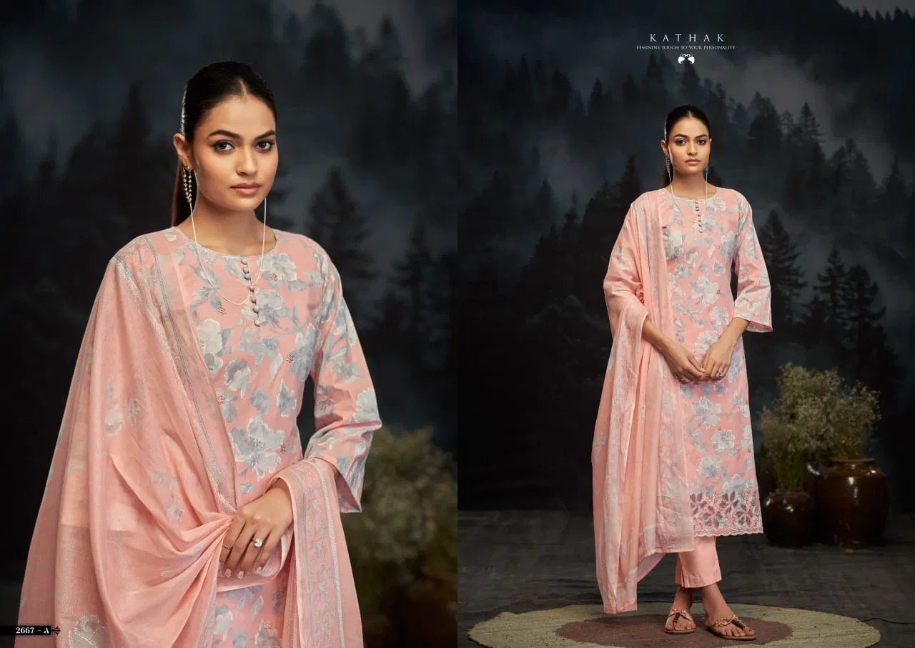 Kathak by Sargam Camrik Printed Designer Salwar Suit Wholesale Online